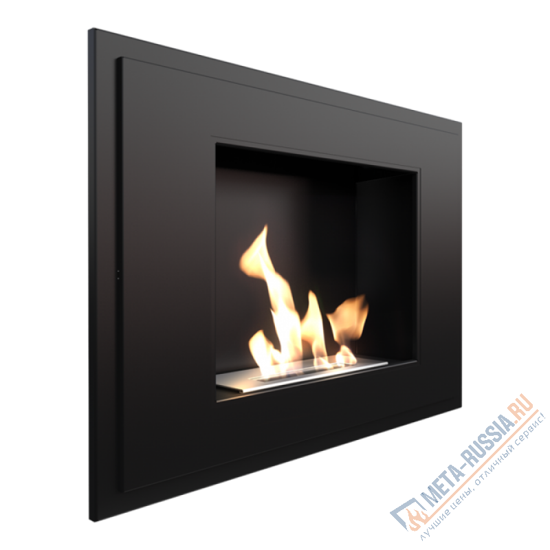 Биокамин настенный Kratki ALPHA-RPO черный, TUV