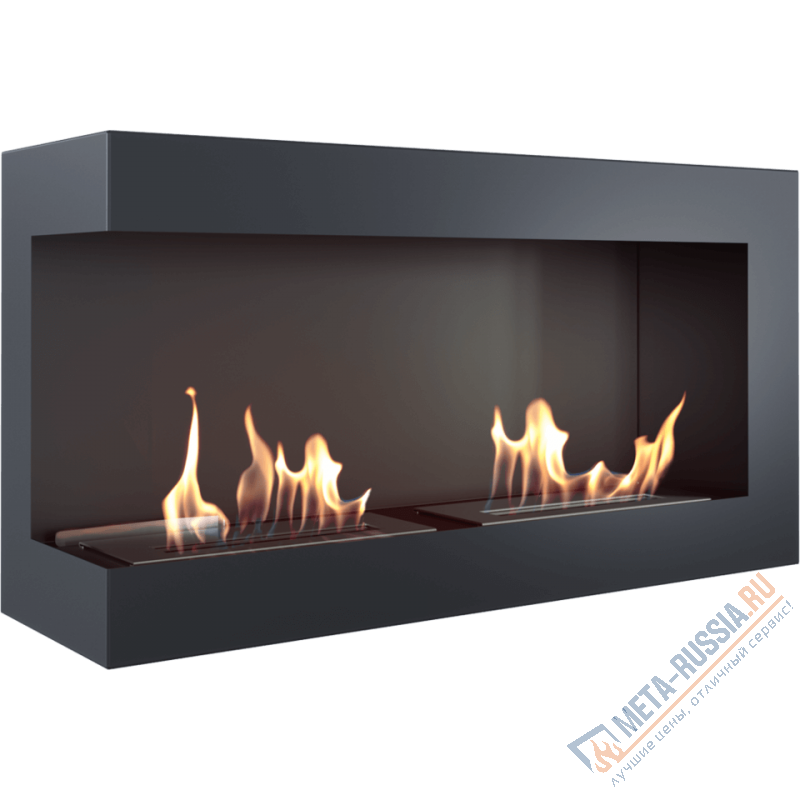 Биокамин настенный Kratki DELTA/L/900 угловая, TUV