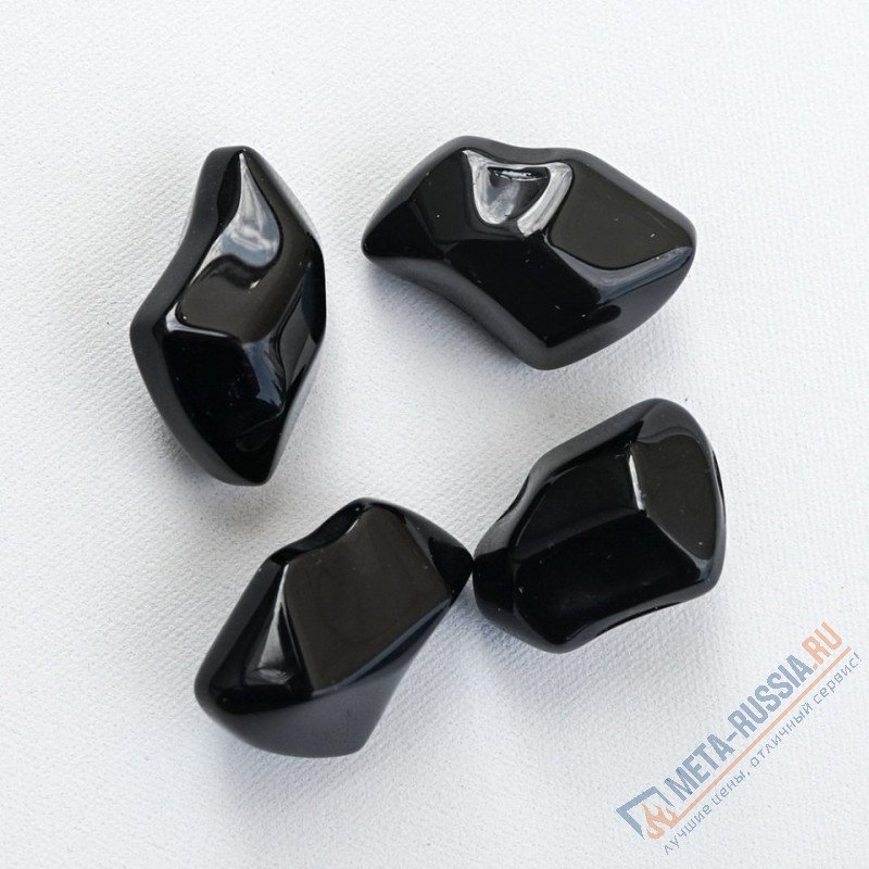 Декоративные элементы Fire Glass КРИСТАЛЛ ЧЕРНЫЙ (1кг)