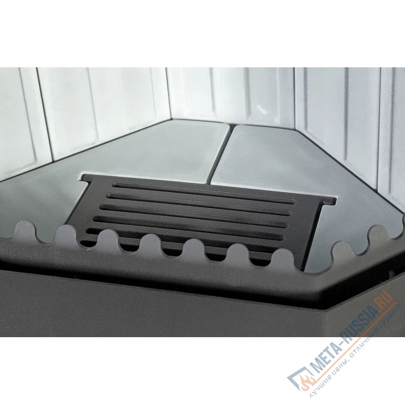 Печь-камин Экокамин МЮНХЕН пристенно-угловой черный (PKN174)