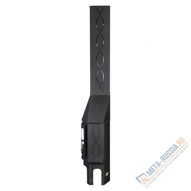 Печь-камин Экокамин МЮНХЕН пристенно-угловой черный (PKN174)