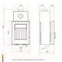 Каминная топка Мета Metafire Тахо 508