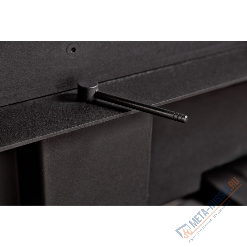 Каминная топка ЭкоКамин Вега 1000MPB подовое горение принтинг черный шамот