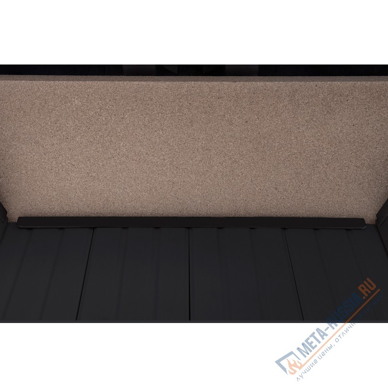 Каминная топка ЭкоКамин Вега 1000MPB подовое горение принтинг черный шамот