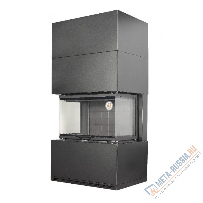 Камин Экокамин Родос 800 KRN800B черный шамот