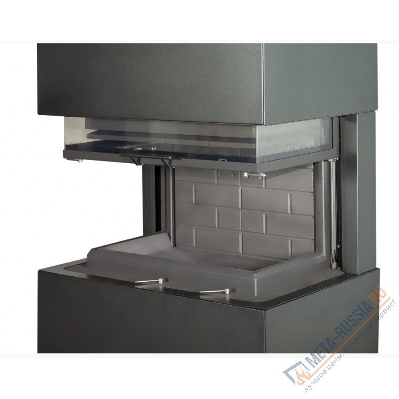 Камин Экокамин Родос 800 KRN800B черный шамот