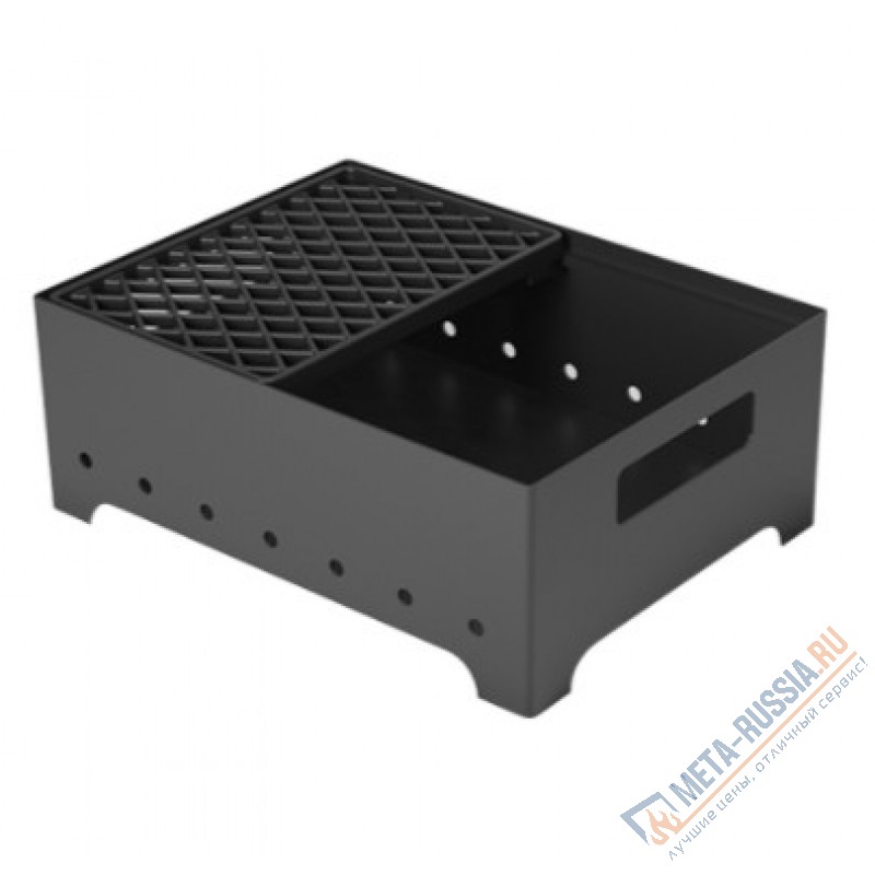 Мангал Турист 2 на подставке Везувий с решеткой чугунной для мангала "Стейк" Мангал Турист 2 на подставке Везувий с решеткой чугунной для мангала "Стейк"