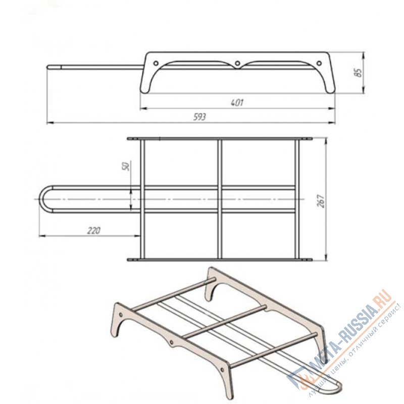 Подставка GARDEN Везувий для чугунных решеток и плит