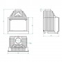 Каминные топки Monolity 18KW Unica Round