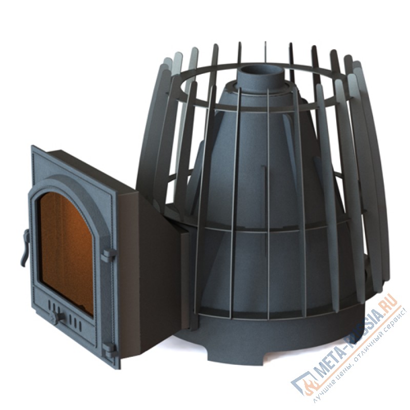Чугунная банная печь Monolity Turbina Lux
