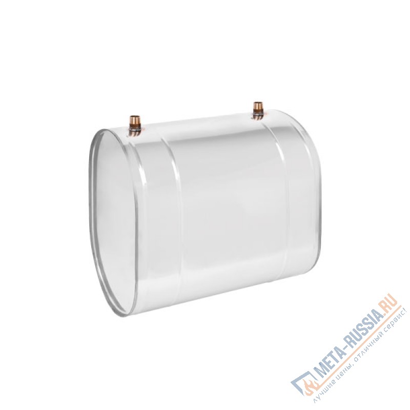 Труба дымоход Везувий бак нержавейка 90л под контур (горизонталь, овальный) (AISI 439)