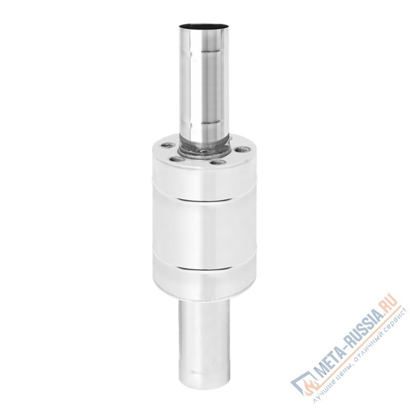 Труба дымоход Везувий экономайзер нержавейка на трубе д. 115