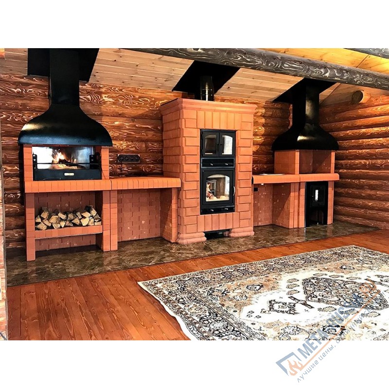 Печь-камин КДМ КИВ ПК-КИВ с духовкой