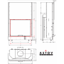 Каминная топка ASTOV ПС 9074