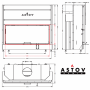 Каминная топка ASTOV ПС 12057