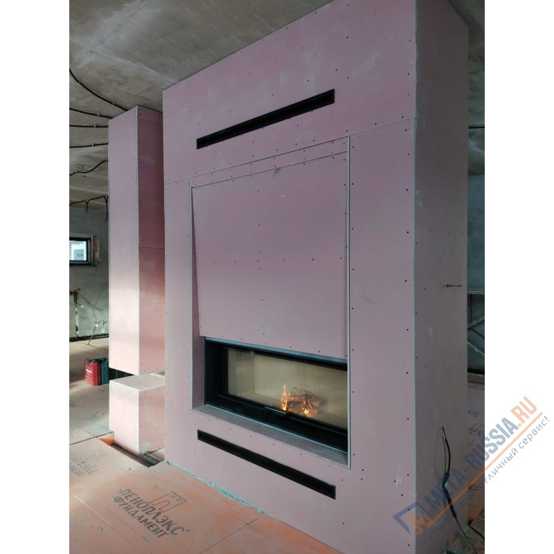 Каминная топка Romotop HEAT 3G L 140.50.01 с большим панорамным стеклом Каминная топка Romotop HEAT 3G L 140.50.01 с большим панорамным стеклом