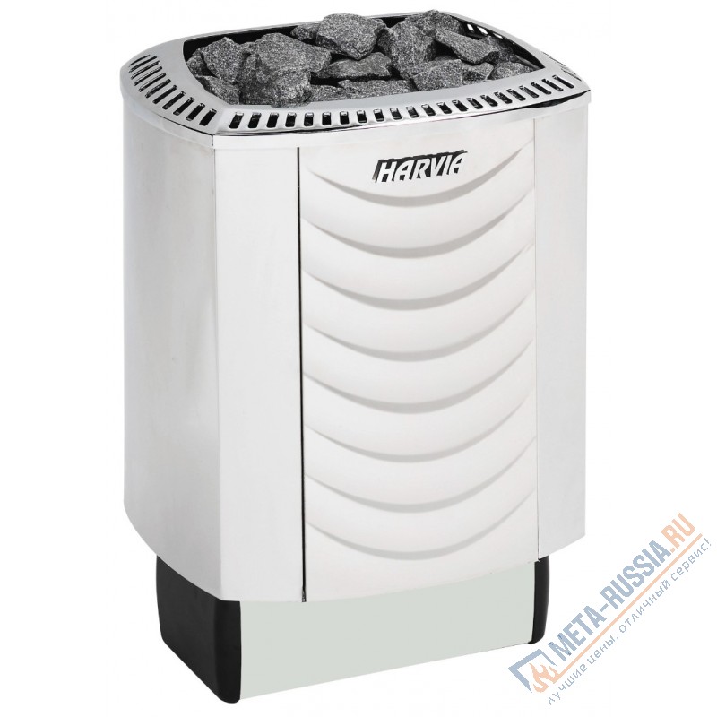 Печь электрическая Harvia Sound M45 Steel (нержавейка, со встроенным пультом)