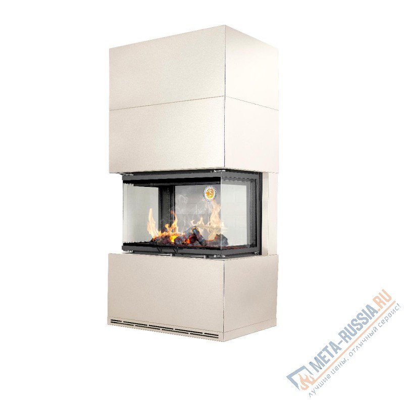 Камин Экокамин РОДОС 800 KRN800K слоновая кость белый шамот