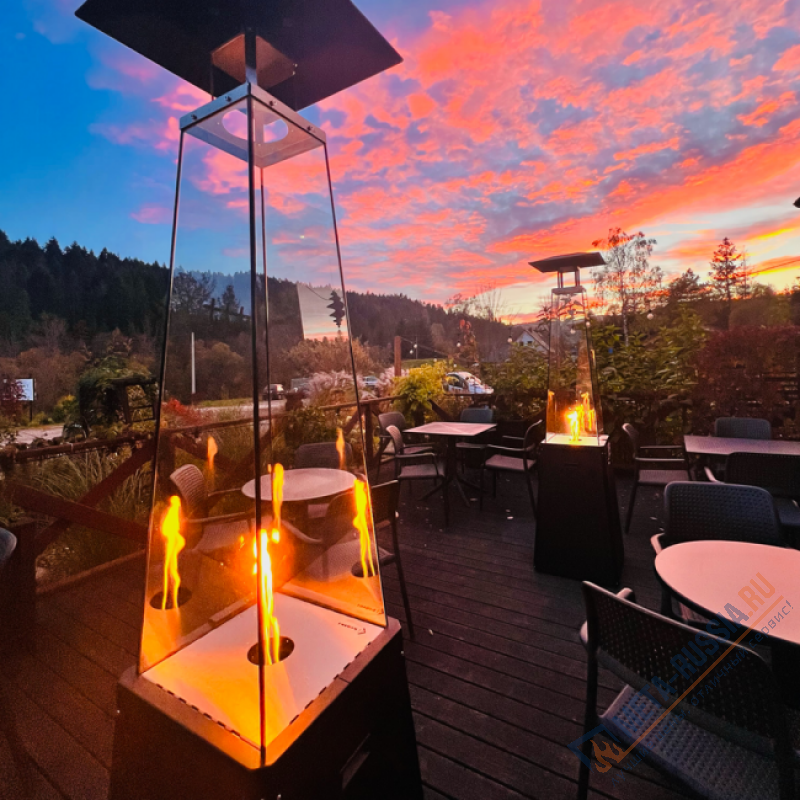 Газовый нагреватель Kratki UMBRELLA/BS/C/G31/37MBAR/S без стоек, черный