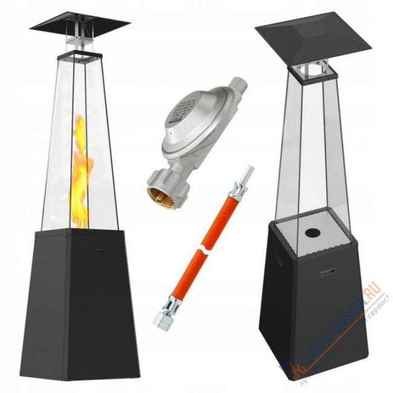 Газовый нагреватель Kratki UMBRELLA/BS/C/G31/37MBAR/S без стоек, черный