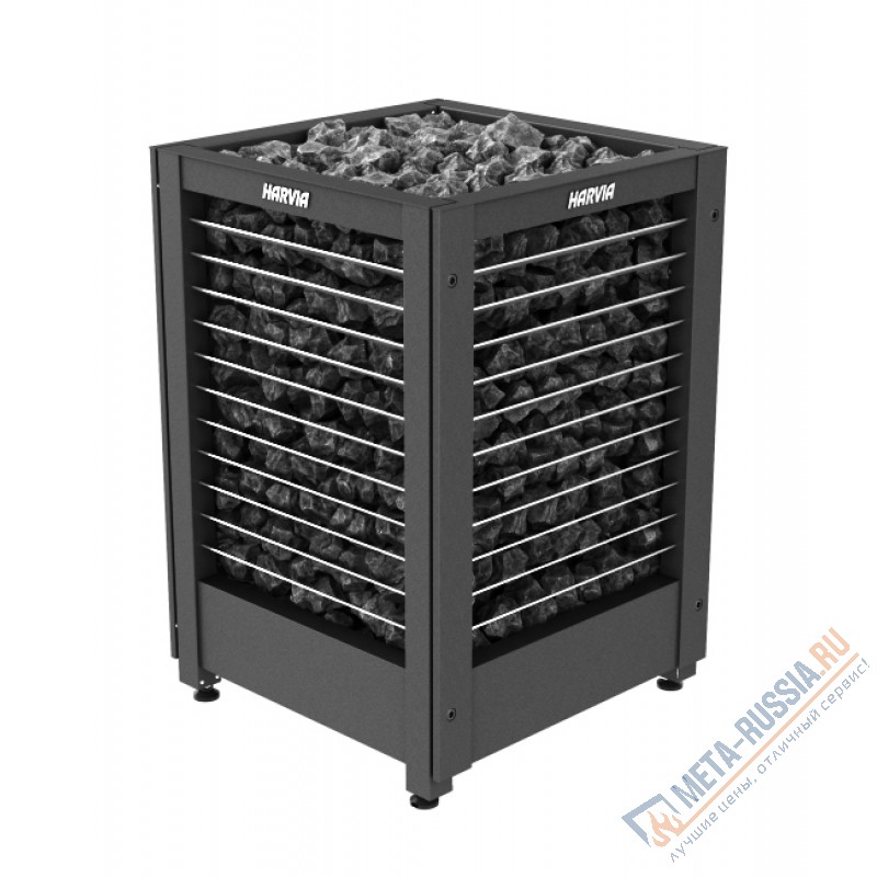 Печь электрическая Harvia Modulo MD180G Black (чёрная, без пульта)