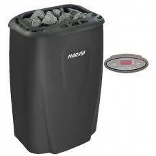 Печь электрическая Harvia Moderna V80E-1 Black (чёрная, выносной пульт в комплекте)