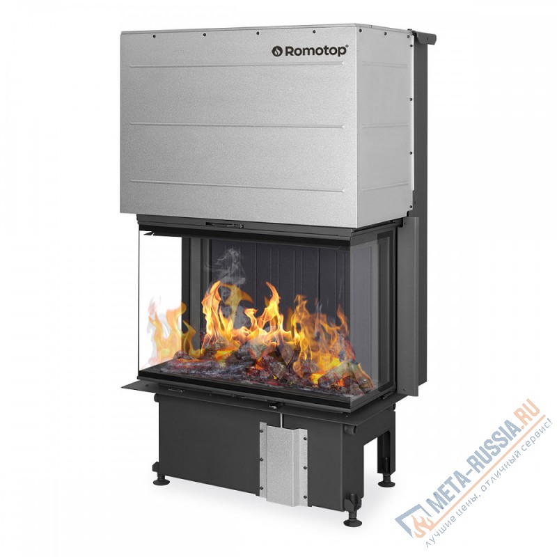 Каминная топка Romotop IMPRESSION C 2G L 80.61.34.21 черная футеровка