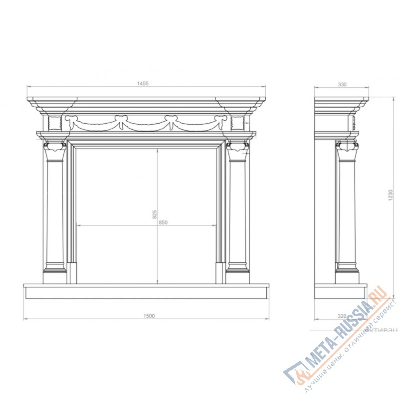 Каминный портал Madeira ORPHEUS I
