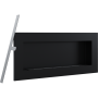 Настенный биокамин Kratki DELTA 2 SLIM черный, TUV