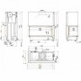 Каминная топка Brunner AK Eck 45/101/40 L