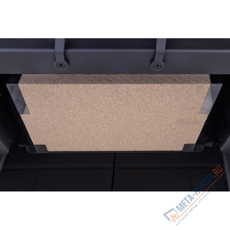 Каминная топка Каминная топка Экокамин ДЕЛЬТА 800 B TDN800B три стекла принтинг черный шамот