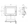 Дверца каминная ВИЛЬВА с поддувалом