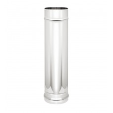 Труба дымоход Везувий труба нерж. (AISI 430/0,5мм) L-0,5м