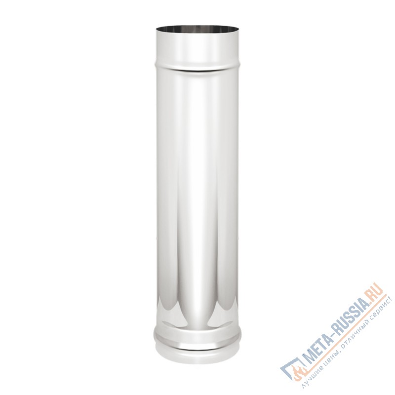 Труба дымоход Везувий труба нерж. (AISI 430/0,5мм) L-1м