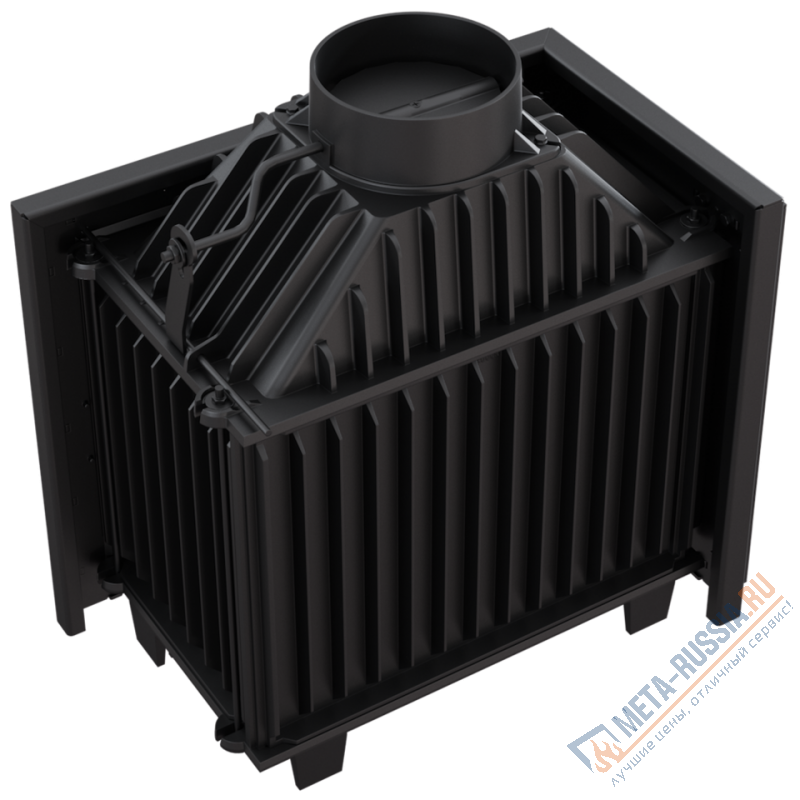 Каминная топка Kratki SIMPLE/M/S/L/BS (угловое стекло слева)